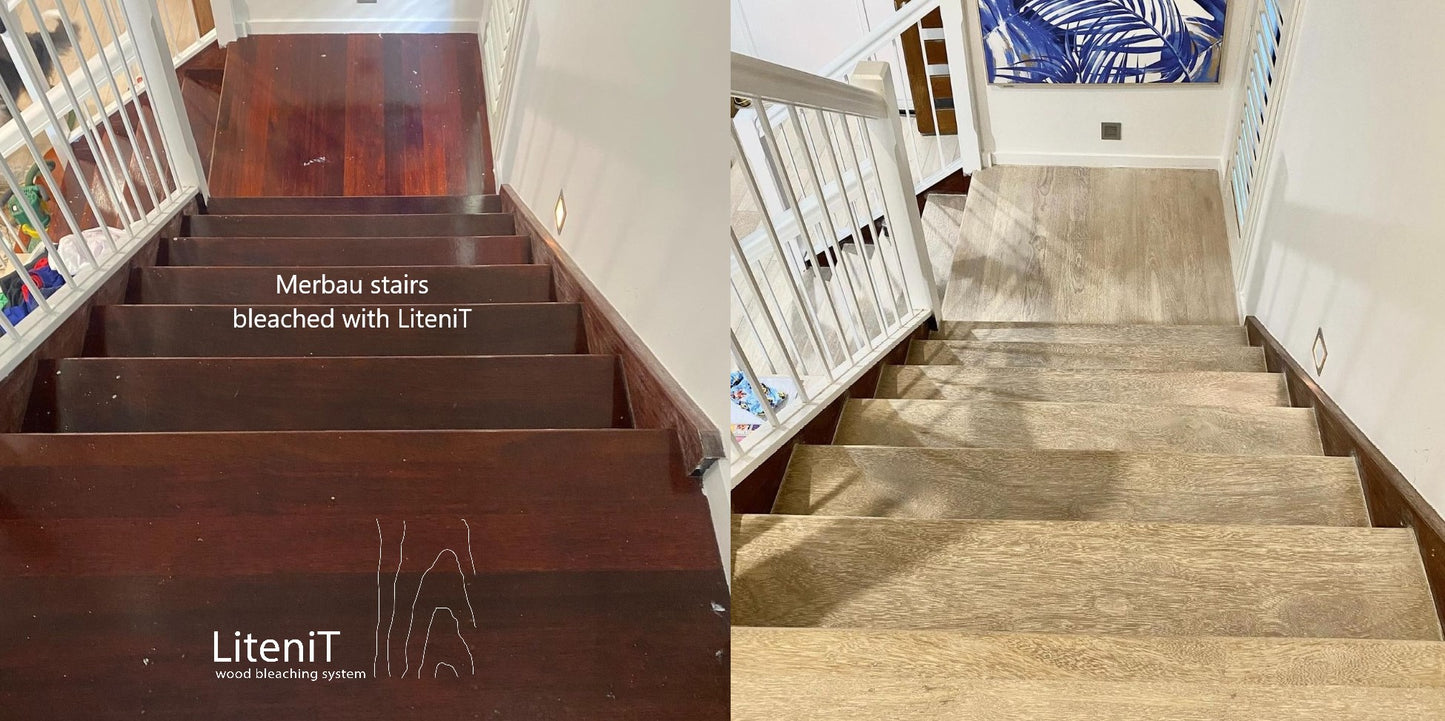 LiteniT 2-part wood bleach 2L kit