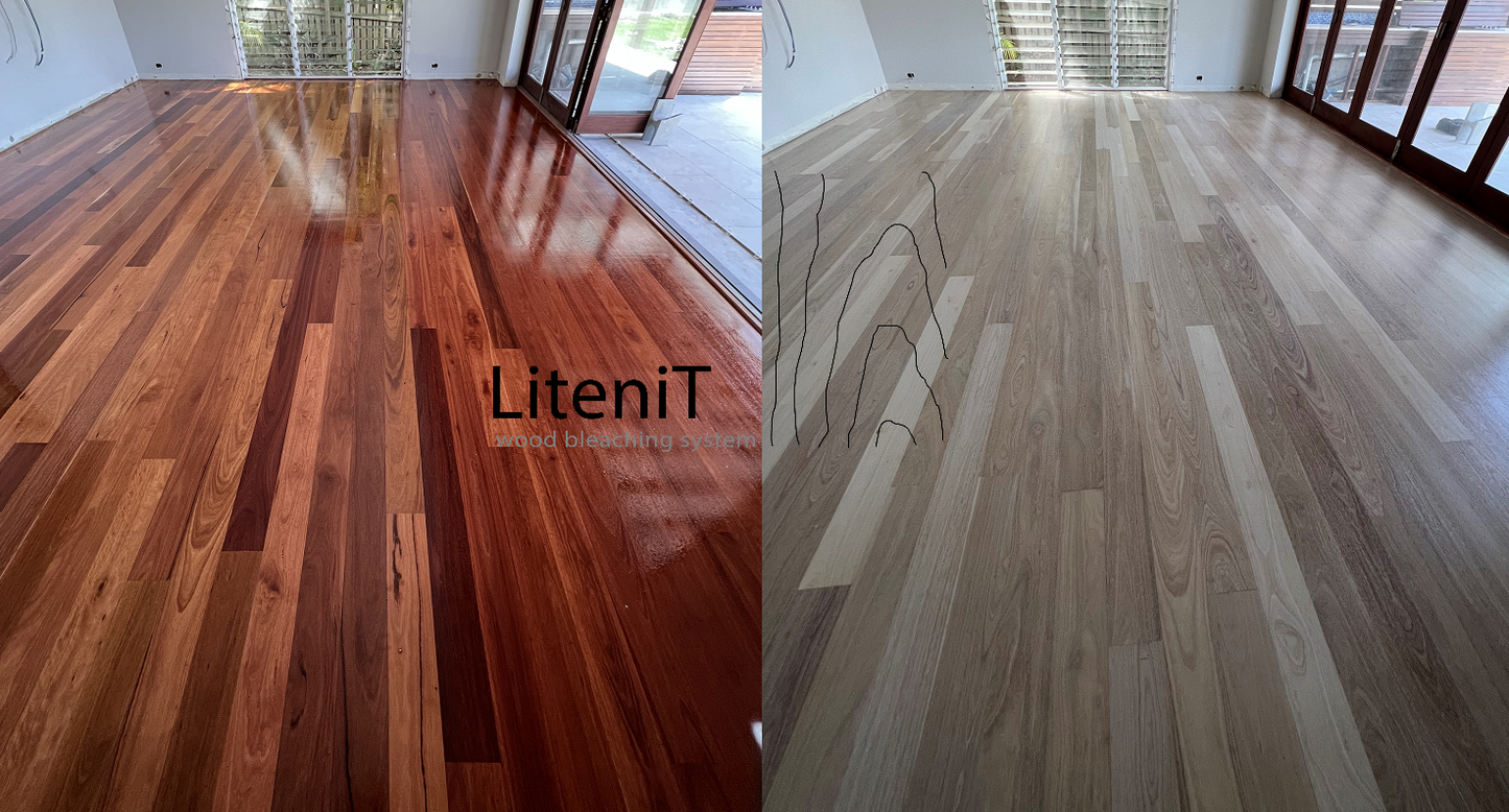 LiteniT 2-part wood bleach 5L kit